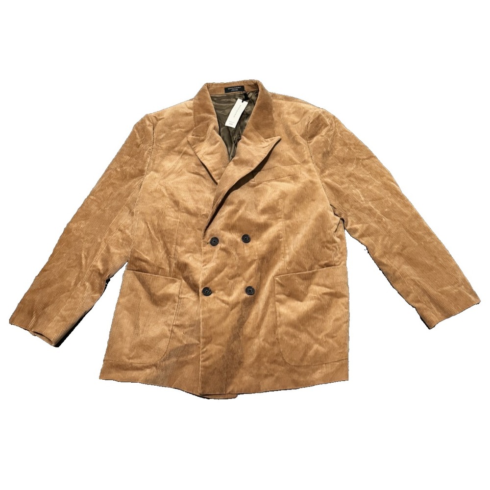 Banana Republic sports coat blazer 50R Tan Olimpias Italian Corduroy Line